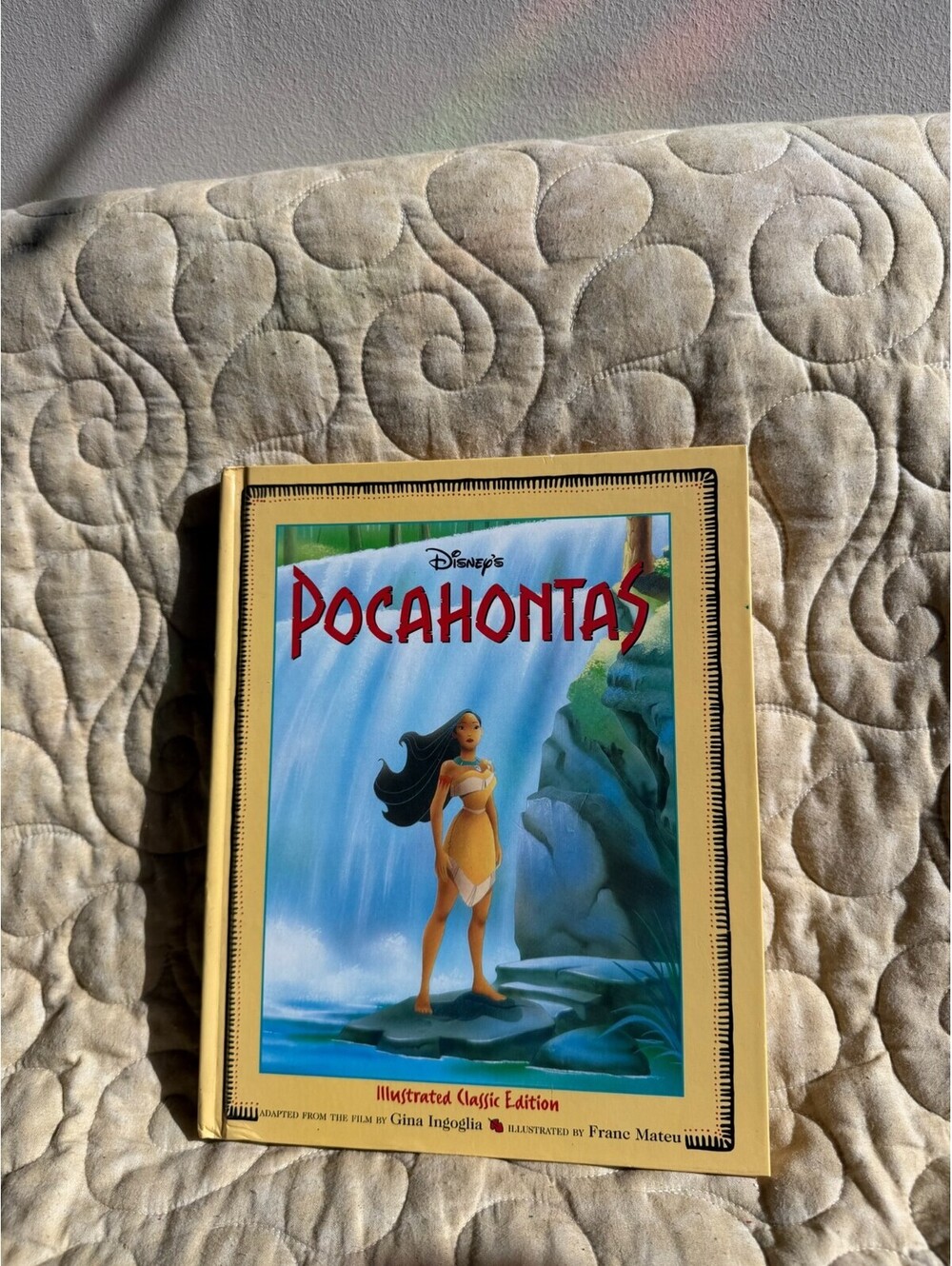 Vintage Disney Pocahontas 1995 Hardcover Book First Edition